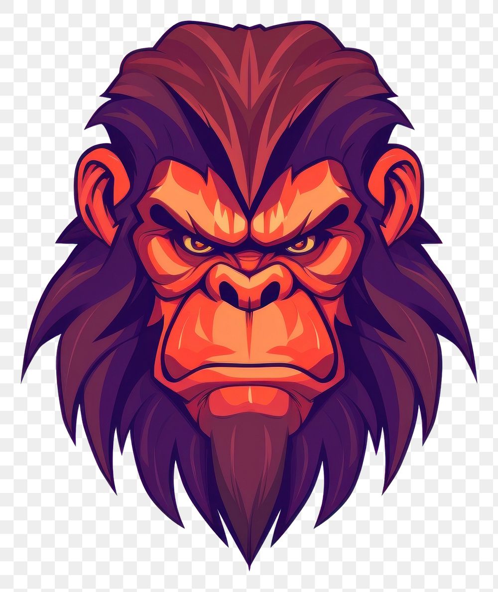 PNG Ape mammal animal representation. AI generated Image by rawpixel.