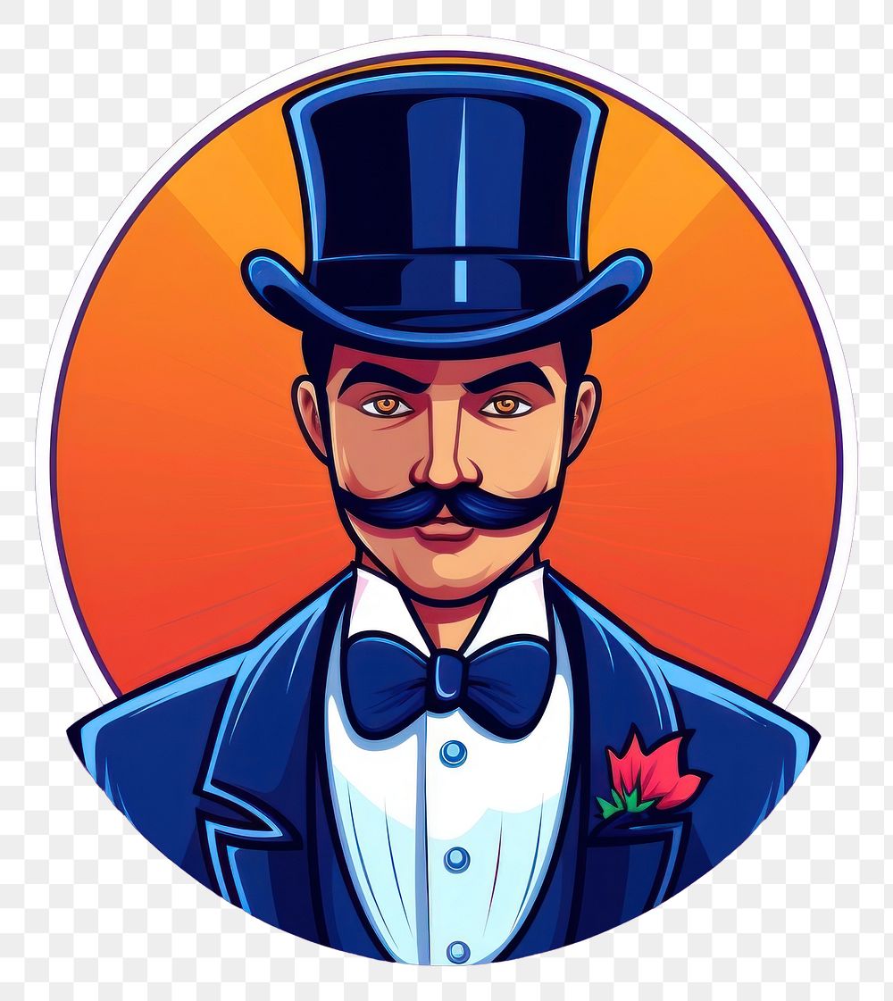 PNG Butler portrait purple adult. AI generated Image by rawpixel.