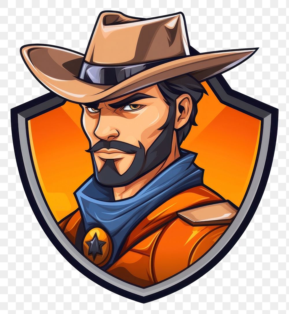 PNG Cowboy protection headwear portrait. AI generated Image by rawpixel.