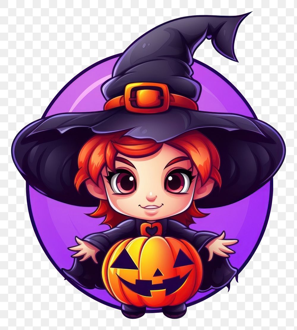 PNG Cute halloween face anthropomorphic jack-o'-lantern. AI generated Image by rawpixel.