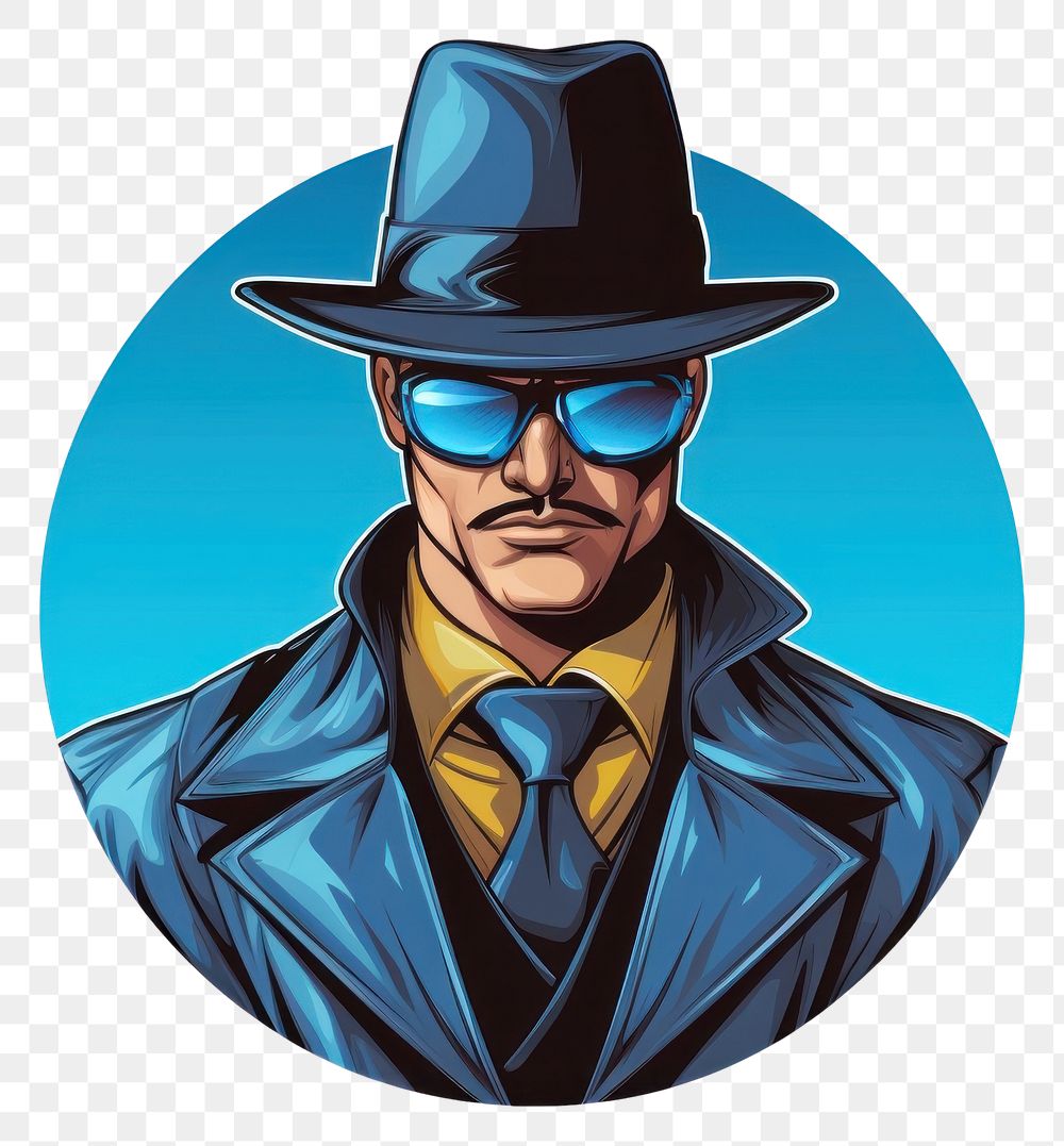 PNG Detective portrait adult photography. AI generated Image by rawpixel.