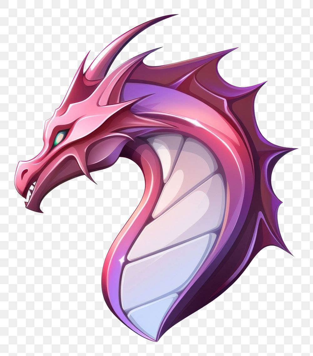 PNG Dragon white background creativity cartoon. AI generated Image by rawpixel.