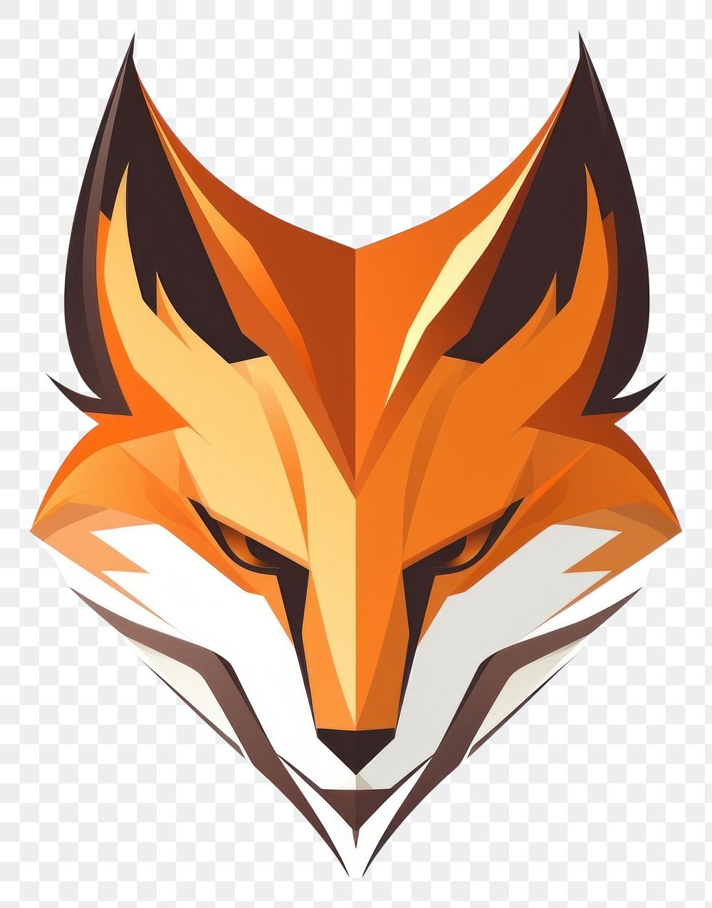 PNG Fox logo animal mammal. AI generated Image by rawpixel.