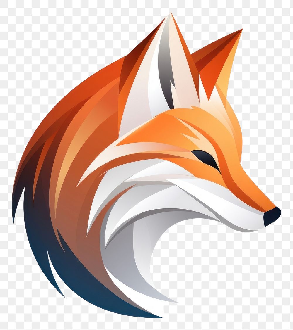 PNG Fox animal mammal logo