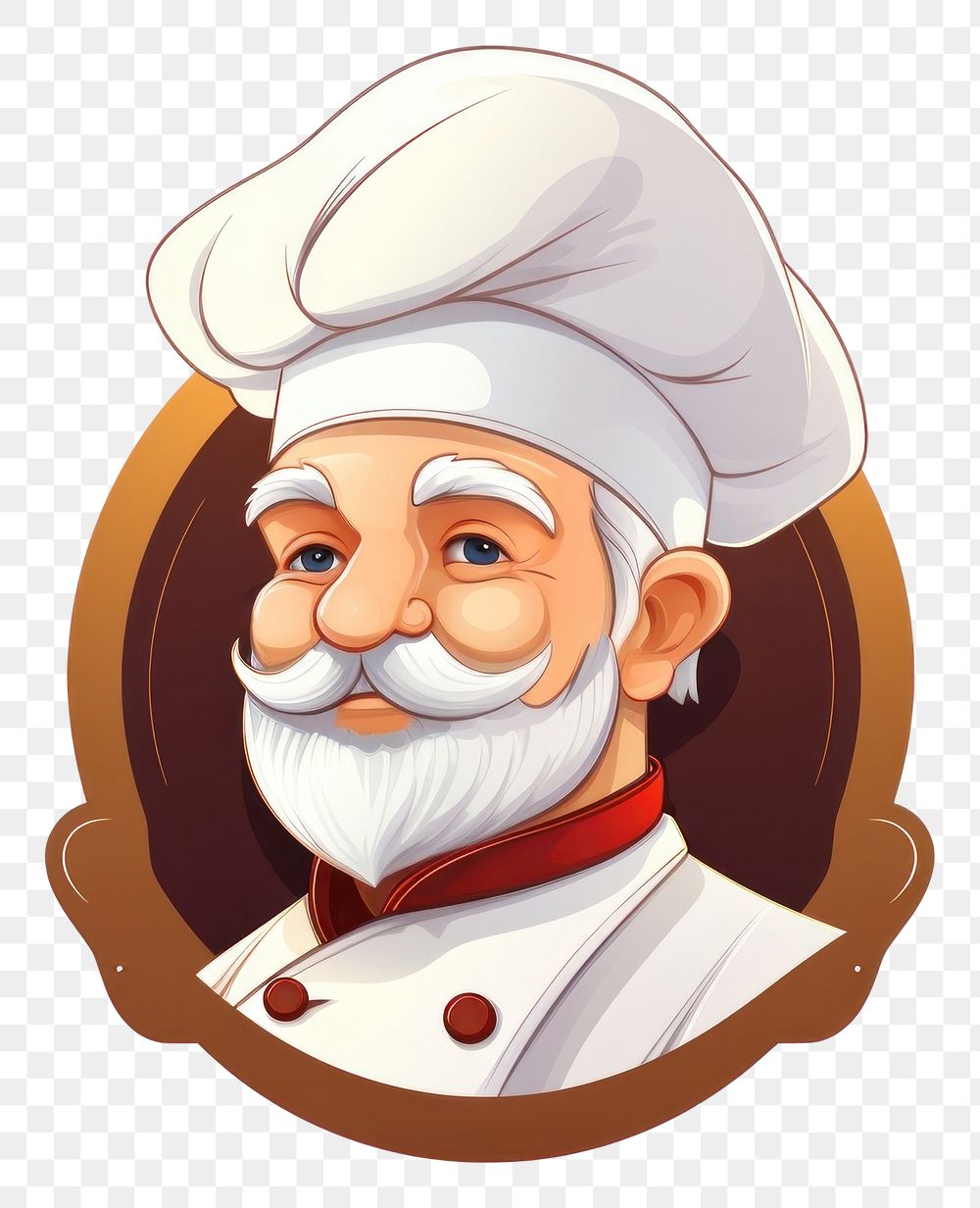 PNG Grand father chef portrait cartoon photography. AI generated Image by rawpixel.