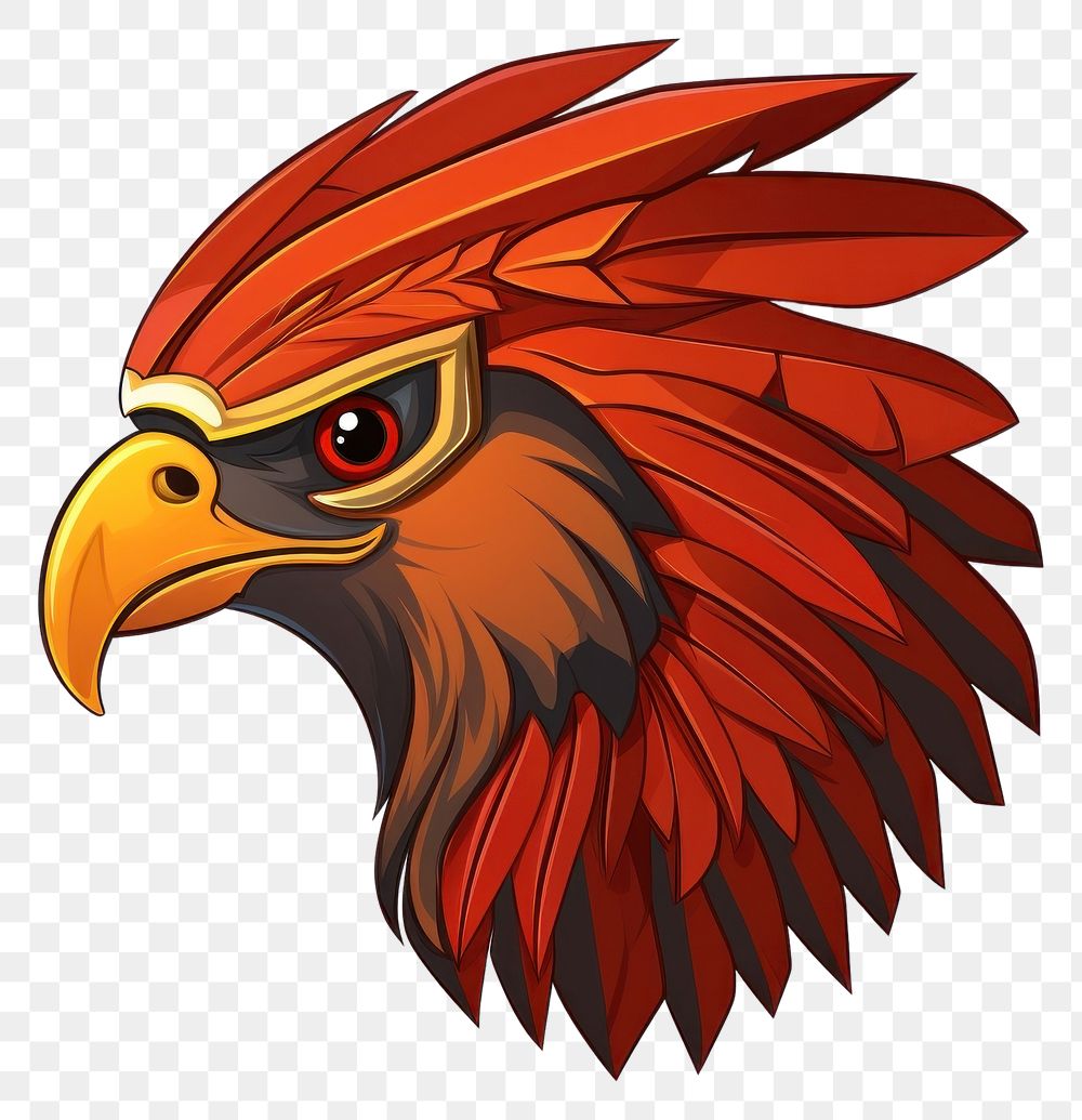 PNG Hawk bird beak cockerel. AI generated Image by rawpixel.