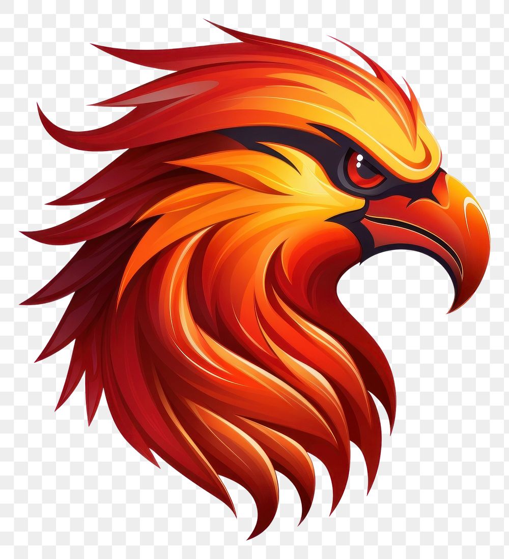 PNG Hawk bird beak logo. AI generated Image by rawpixel.