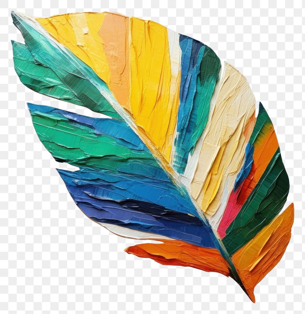 PNG  Palm leaf art white background lightweight. AI generated Image by rawpixel.