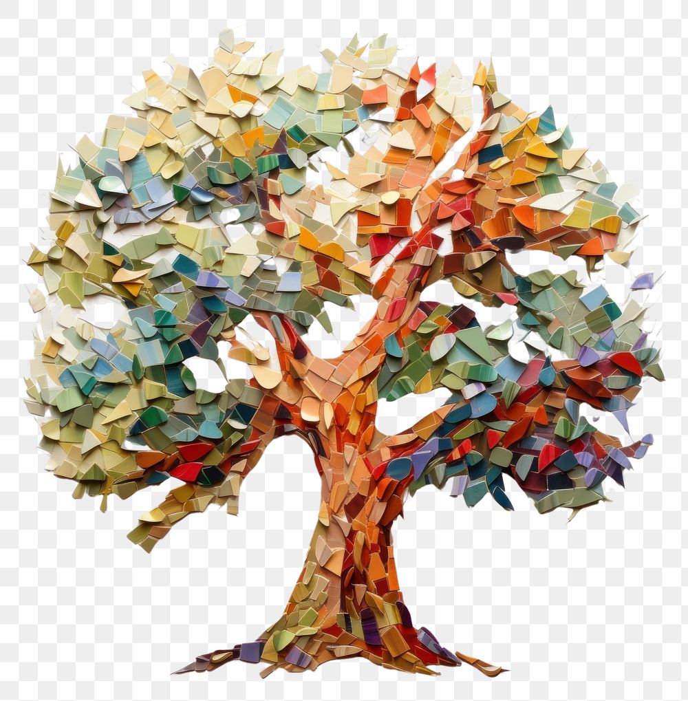 PNG Tree painting collage art. | Free PNG - rawpixel
