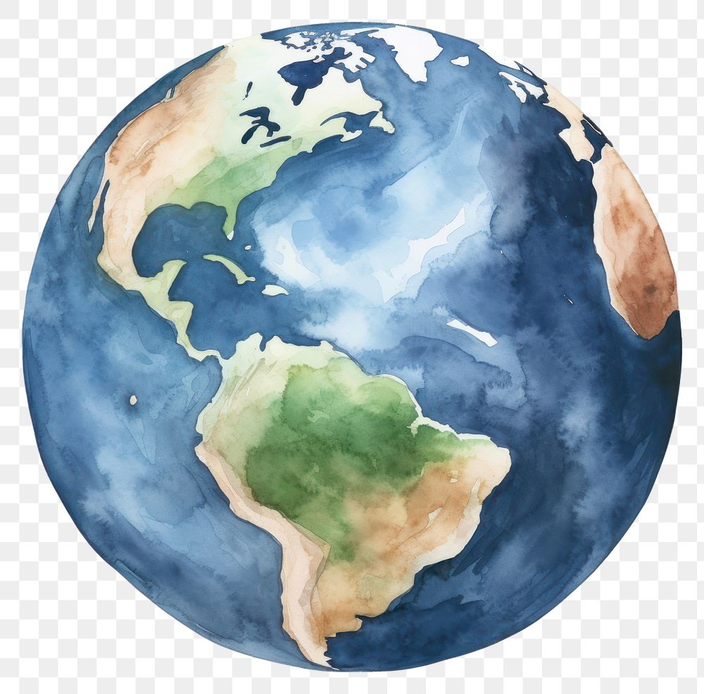 PNG Earth planet shape globe. AI generated Image by rawpixel.