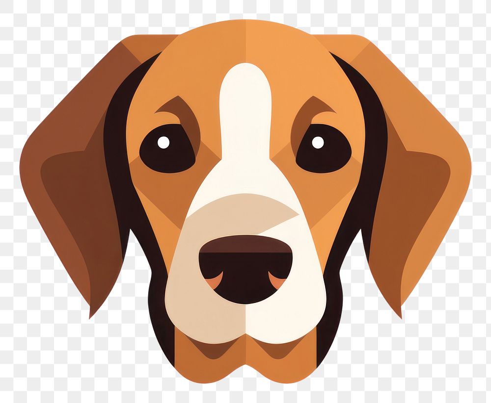 PNG  Dog head animal mammal hound. AI generated Image by rawpixel.