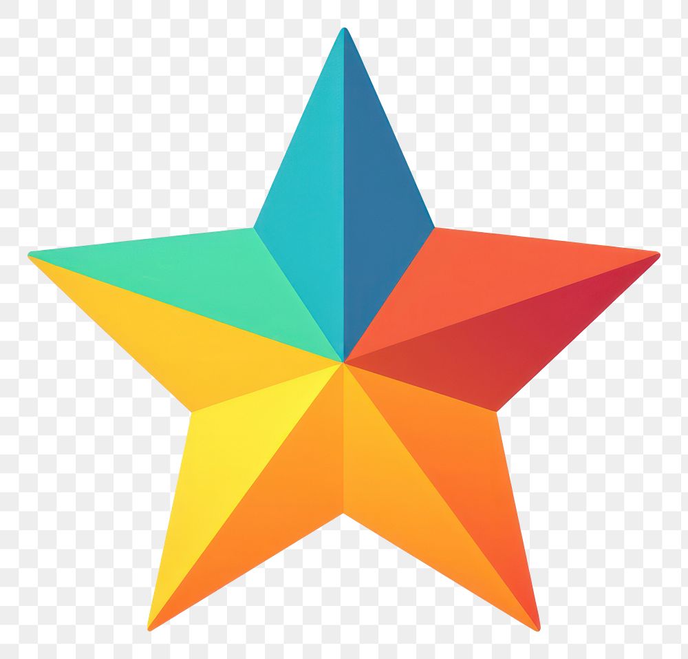 PNG  Star symbol shape white background. AI generated Image by rawpixel.