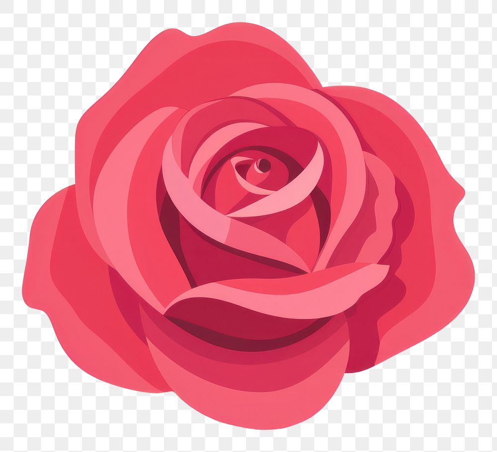 PNG  Rose flower plant white background. AI generated Image by rawpixel.
