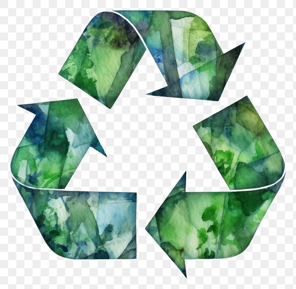 PNG Recycle shape green white background. AI generated Image by rawpixel.