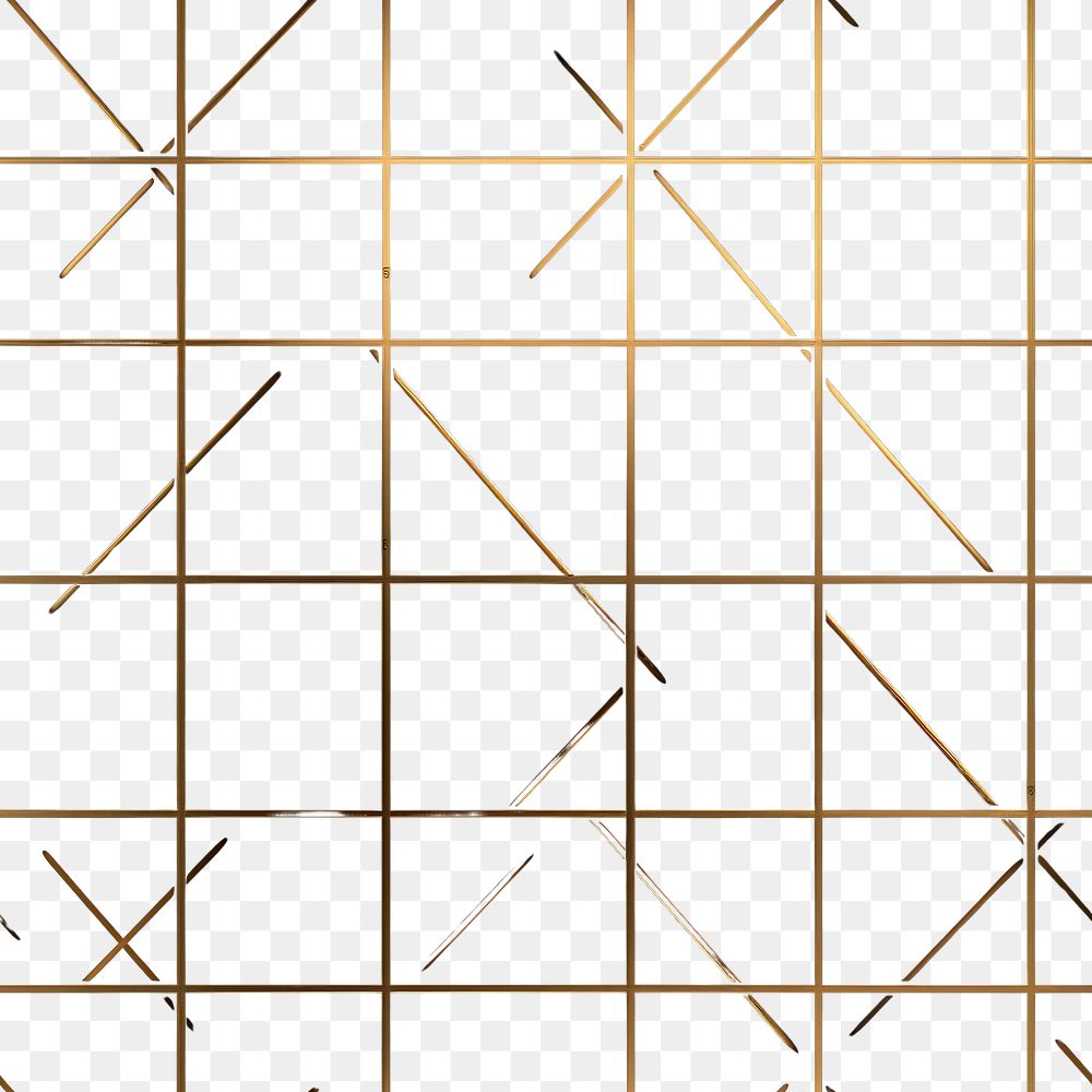 PNG Black and gold grid pattern tile backgrounds repetition. AI generated Image by rawpixel.