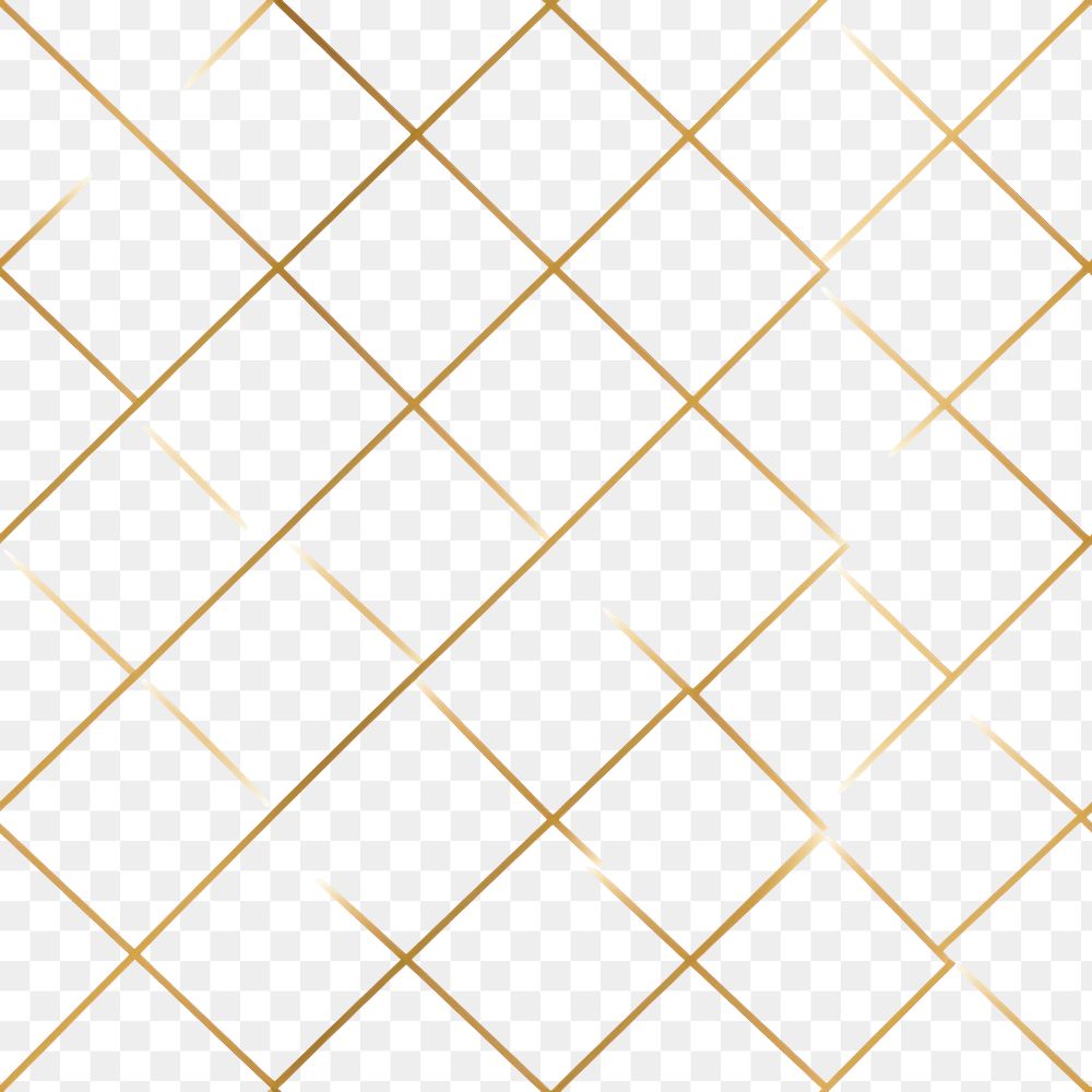 PNG White and gold grid pattern backgrounds tile repetition
