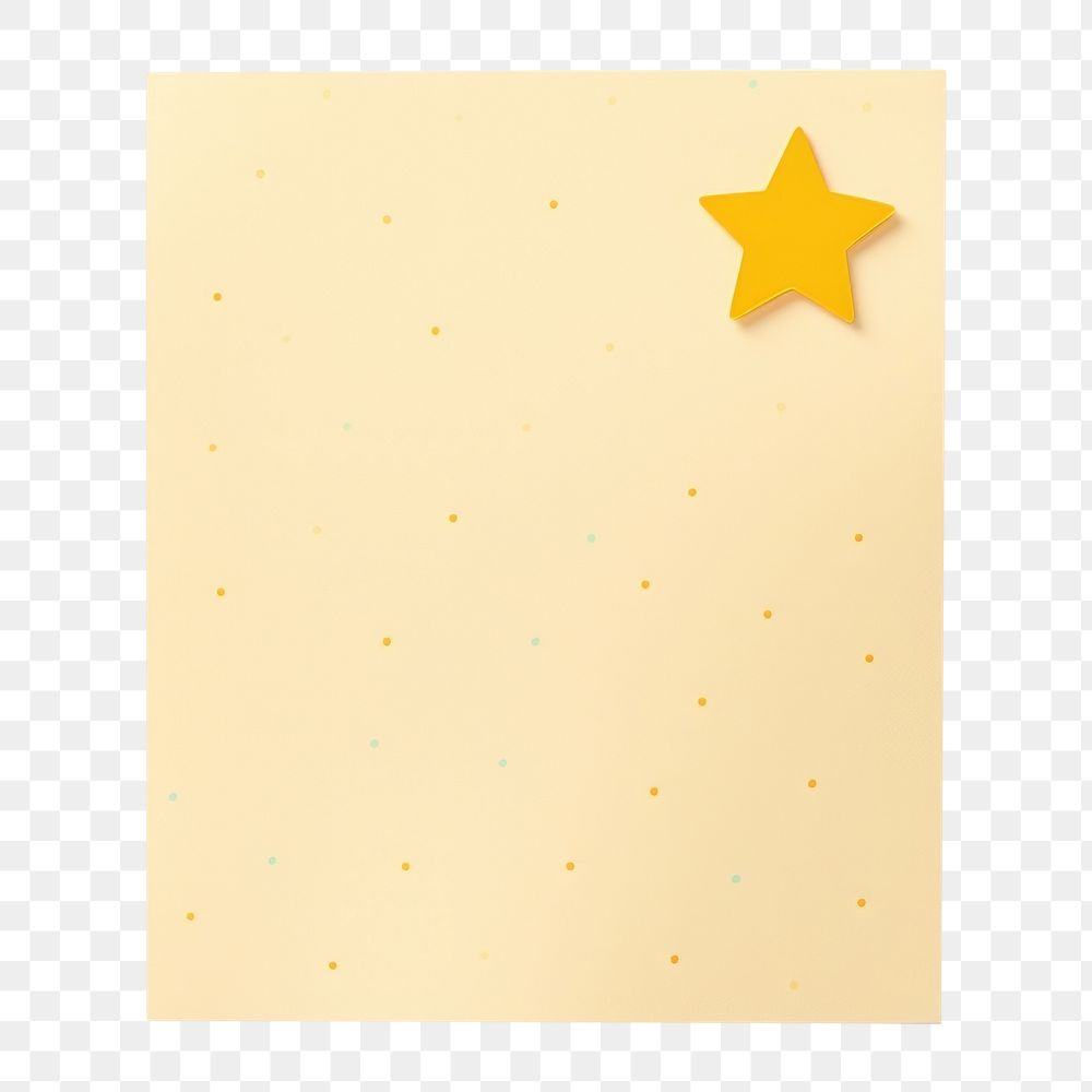 PNG Portrait sticky note paper star white background. AI generated Image by rawpixel.