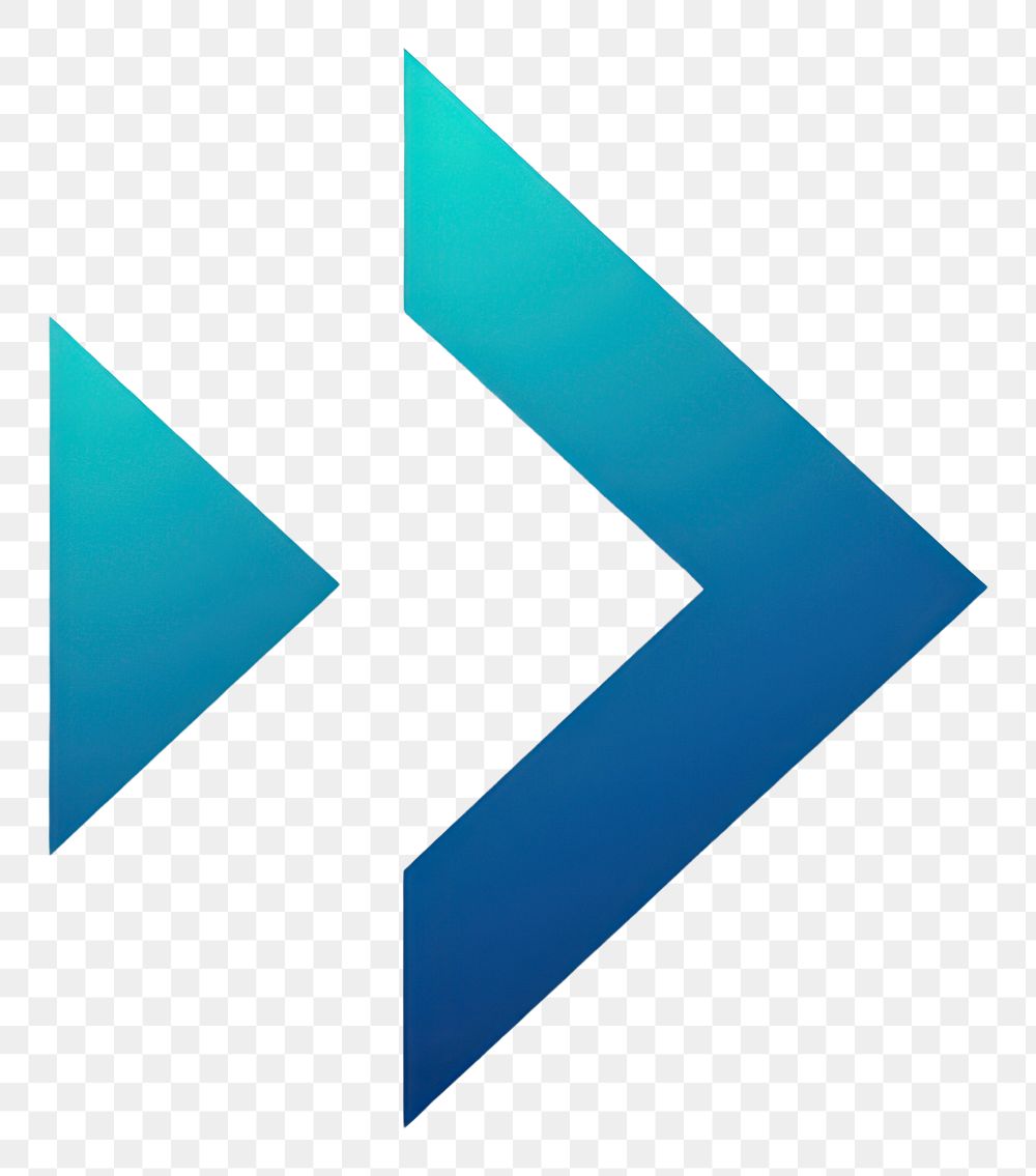 PNG Arrow logo symbol blue. AI generated Image by rawpixel.