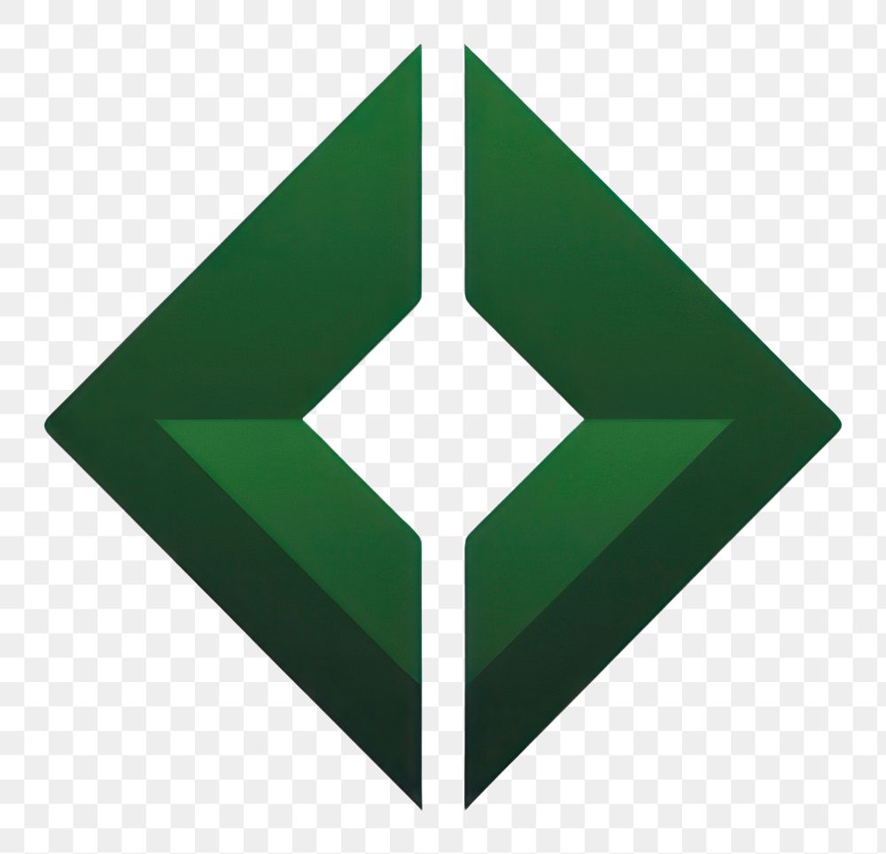 PNG Arrow logo symbol green. AI generated Image by rawpixel.