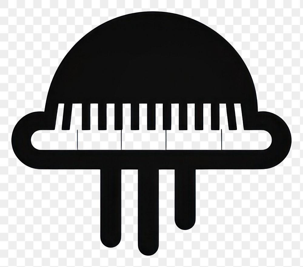 PNG Piano with circle logo black monochrome. AI generated Image by rawpixel.