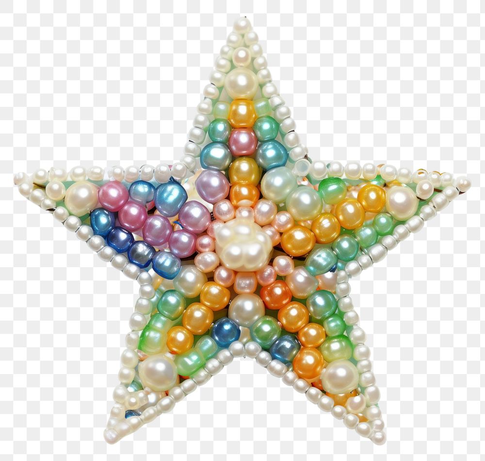 PNG Star jewelry brooch shape