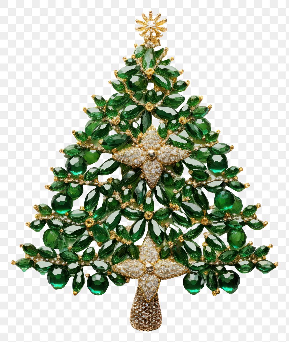 PNG Christmas tree jewelry brooch shape. AI generated Image by rawpixel.