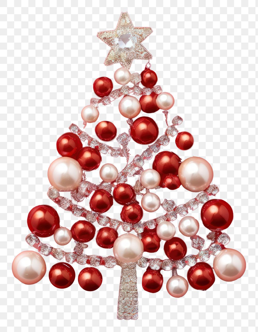 PNG Christmas tree shape red red background. AI generated Image by rawpixel.