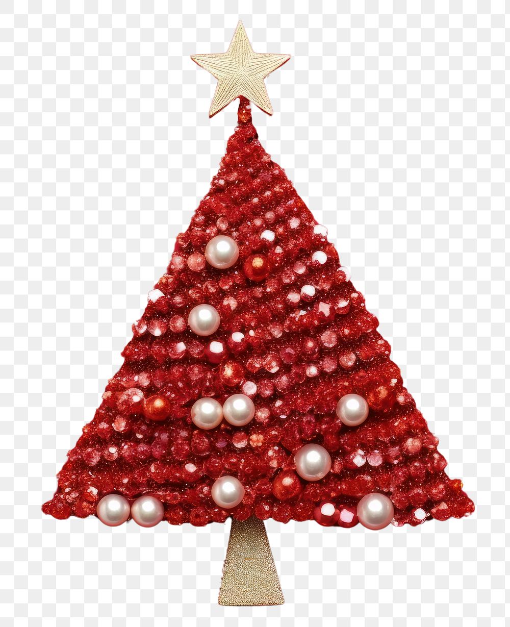 PNG Christmas tree shape red red background. AI generated Image by rawpixel.