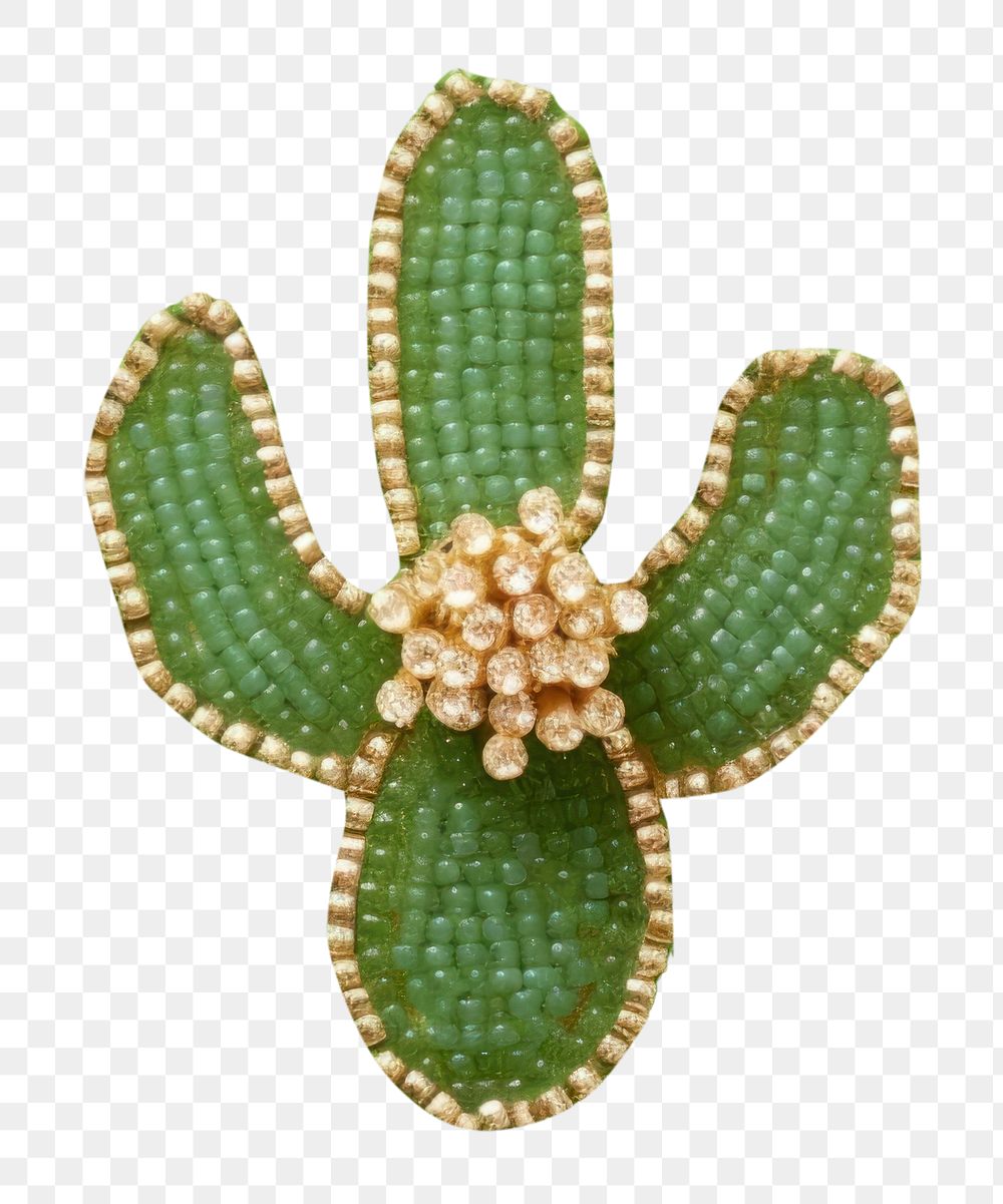 PNG Cactus necklace jewelry brooch. AI generated Image by rawpixel.