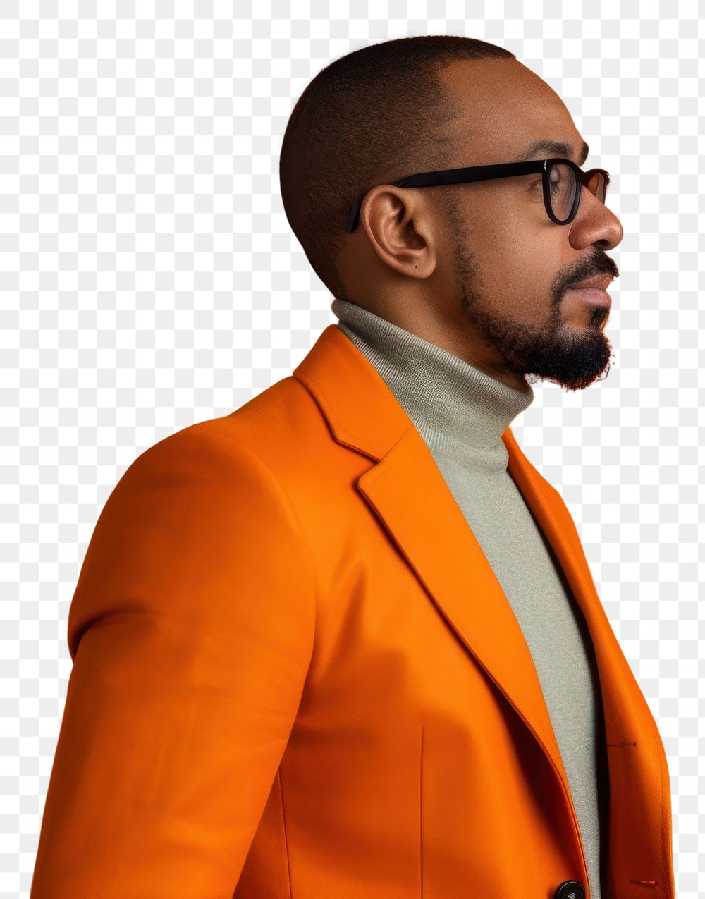 PNG  A mixed raced 40 years old man portrait glasses blazer. AI generated Image by rawpixel.