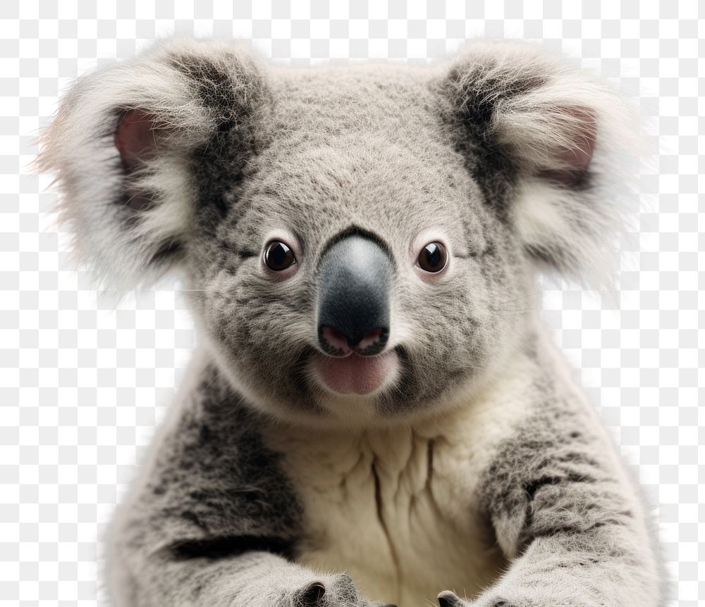 PNG  Koala wildlife mammal animal. AI generated Image by rawpixel.
