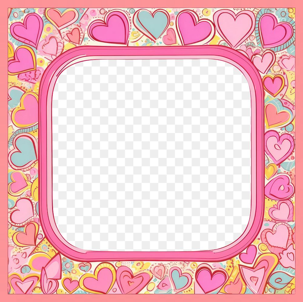 PNG Pink heart backgrounds pattern paper. AI generated Image by rawpixel.
