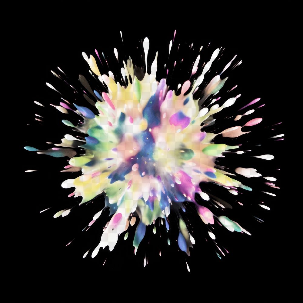 PNG Circle shape fireworks pattern art. AI generated Image by rawpixel.