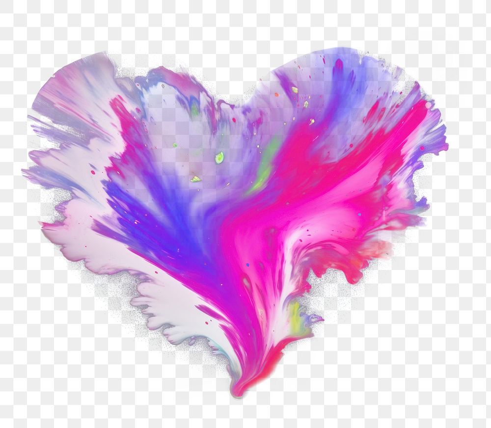 PNG Heart shape purple nature petal. AI generated Image by rawpixel.