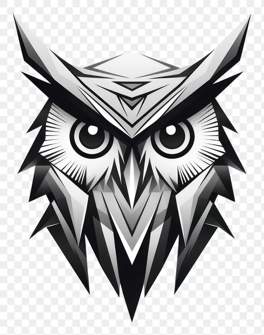 PNG Owl drawing sketch logo. AI generated Image by rawpixel.