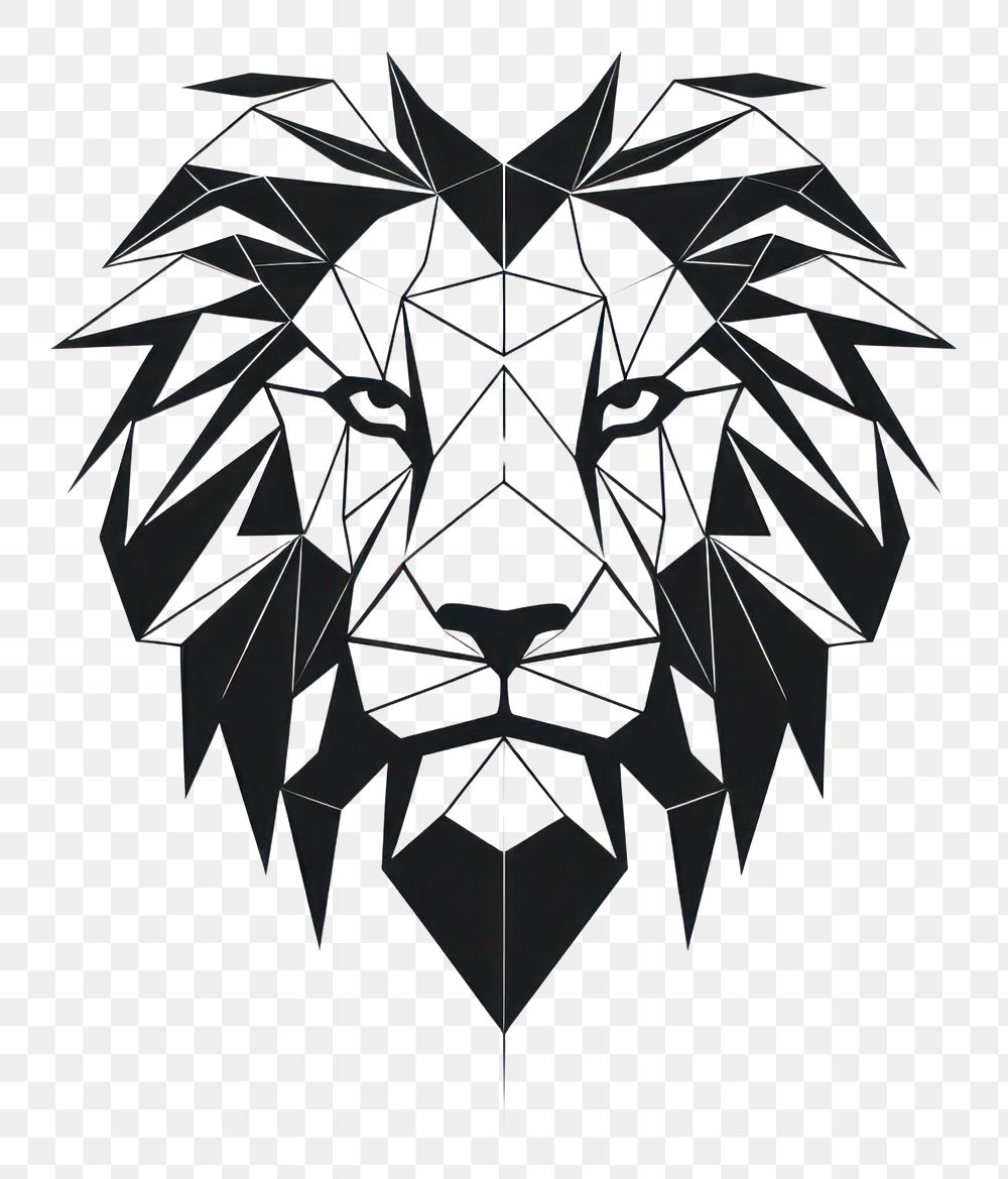 PNG Lion drawing sketch black. AI generated Image by rawpixel.