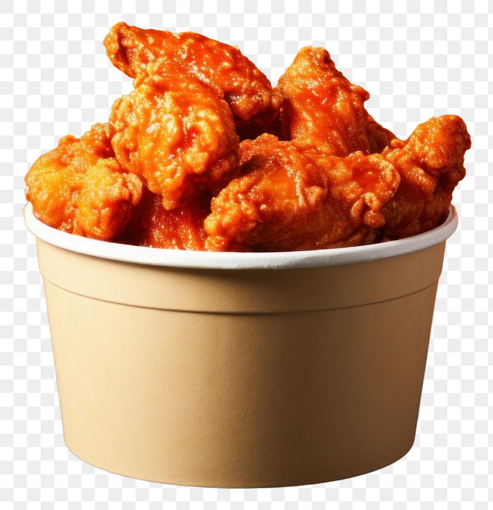 PNG Korean fried chicken food container freshness. AI generated Image by rawpixel.