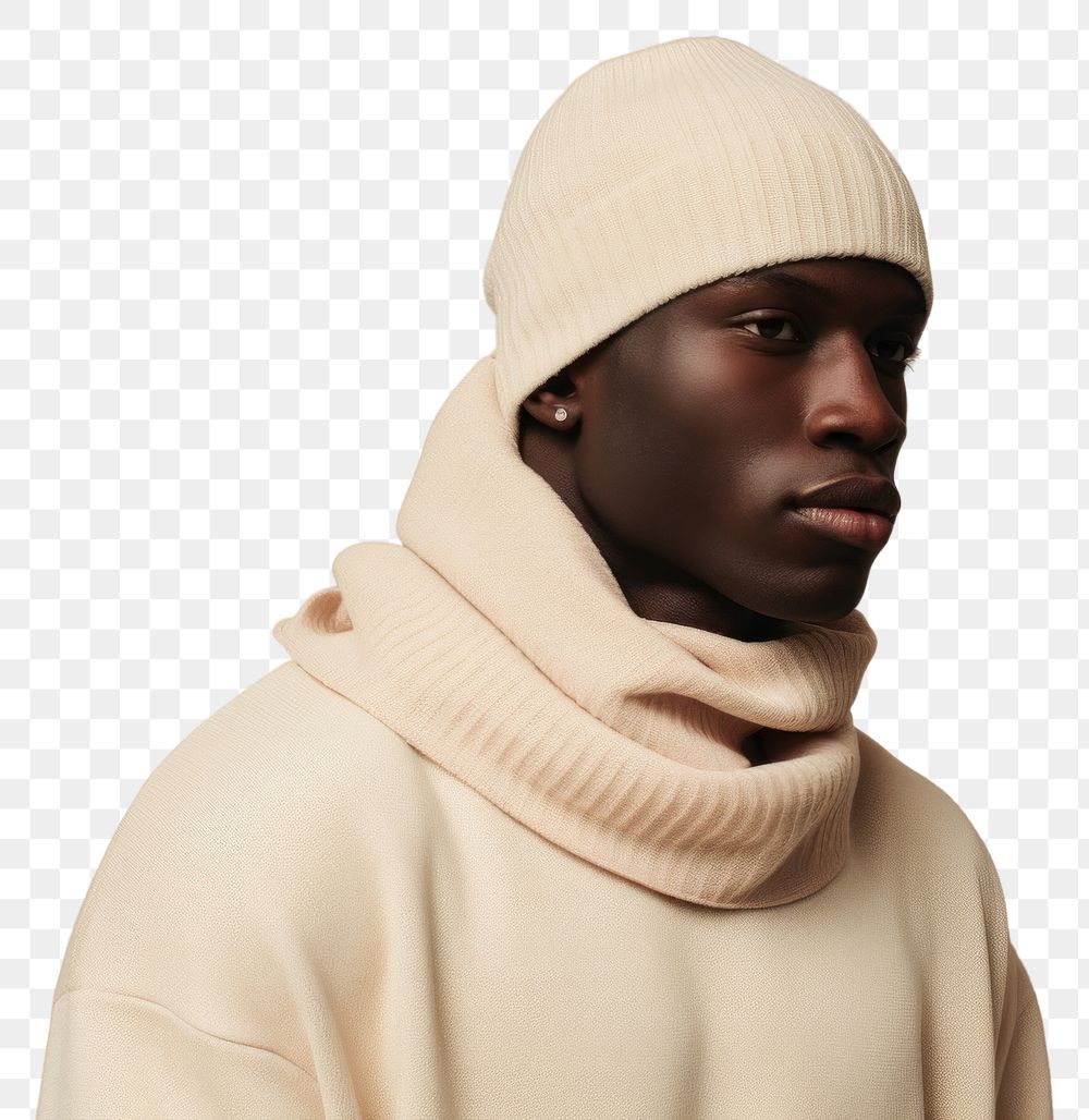 PNG Minimalist winter clothing portrait photo photography. AI generated Image by rawpixel.