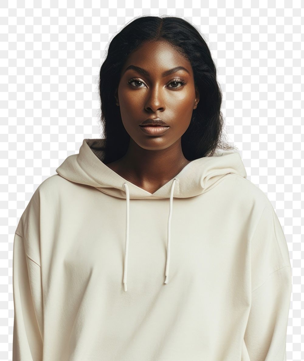 PNG Minimalist clothing sweatshirt portrait photo. AI generated Image by rawpixel.