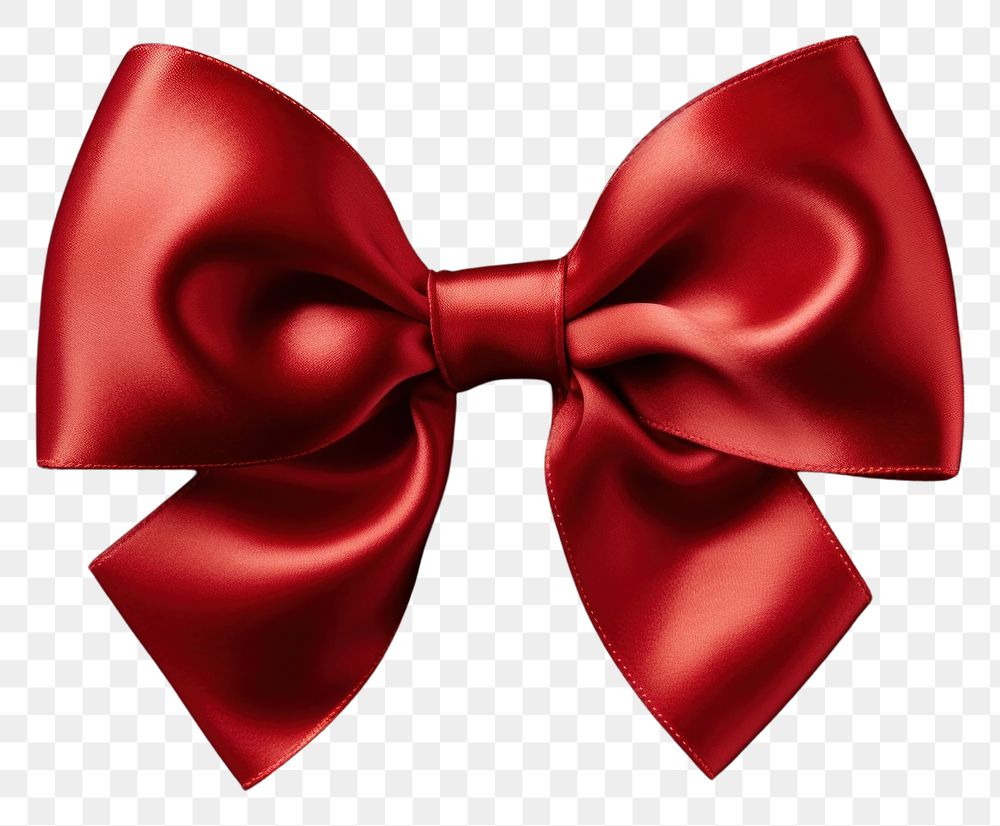 PNG Symmetrical Red ribbon with bow red celebration accessories. AI generated Image by rawpixel.