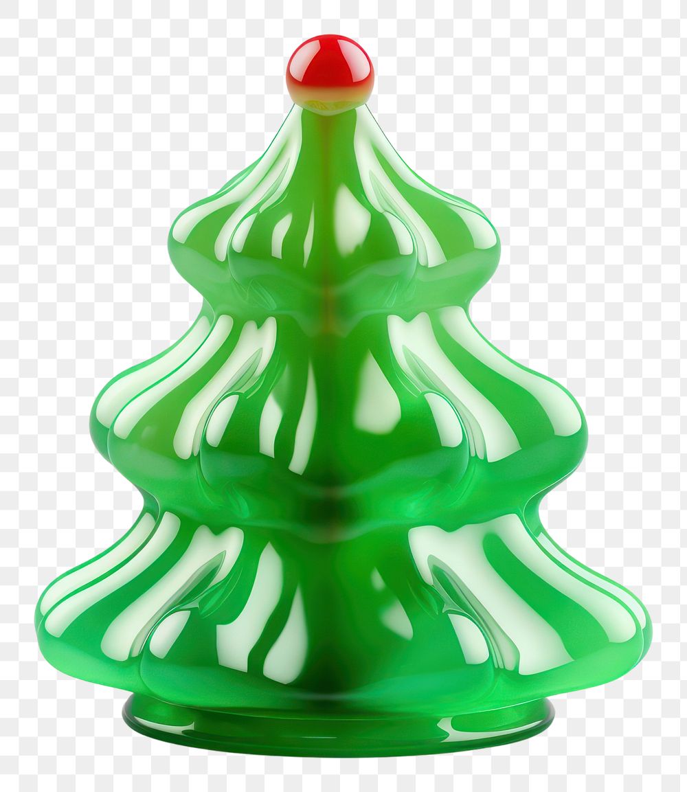 PNG Cute christmas tree sweets shape green. AI generated Image by rawpixel.