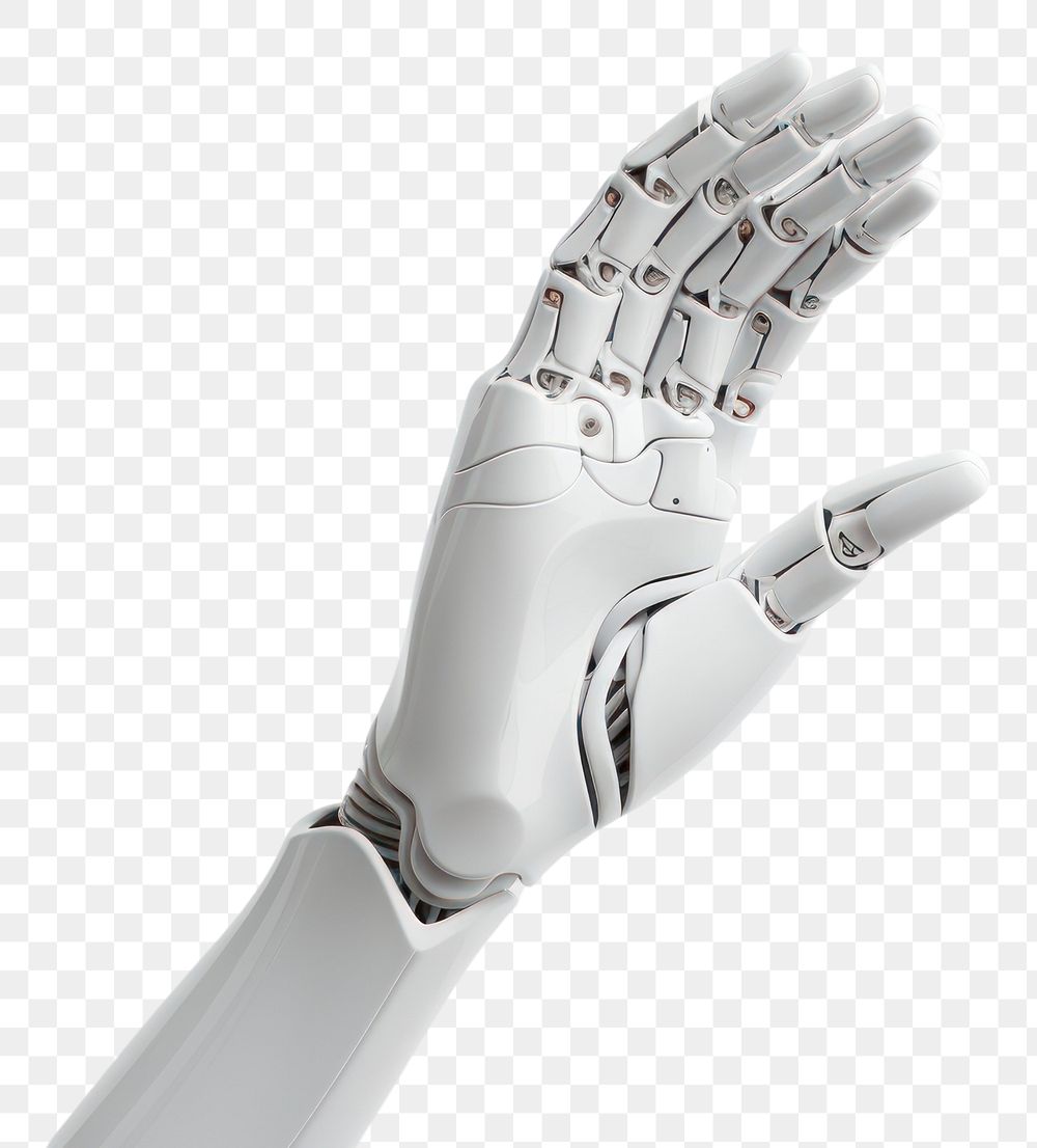 PNG 3d robot hand holidng a white sign technology clothing weaponry. AI generated Image by rawpixel.