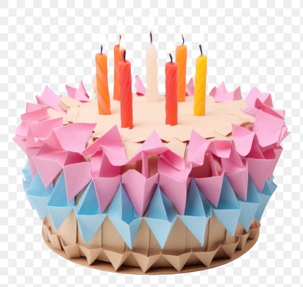 PNG Birthday cake dessert cupcake candle. AI generated Image by rawpixel.