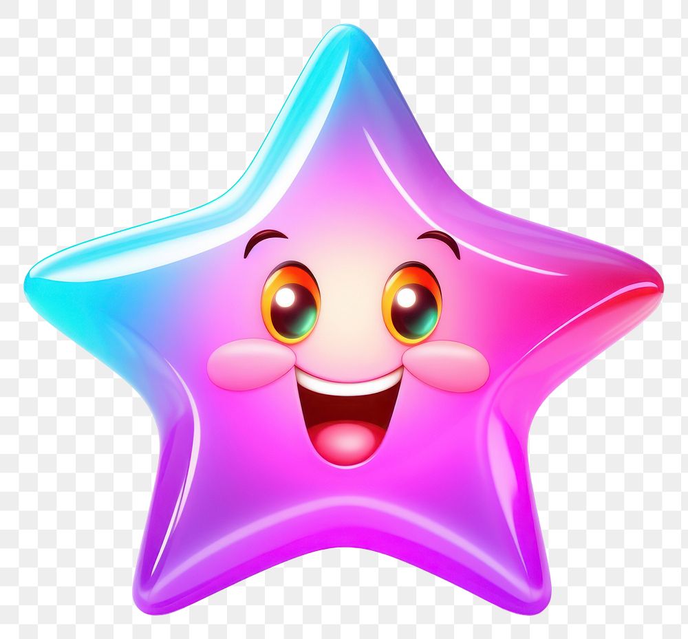 PNG Cartoon star character celebration creativity happiness. AI generated Image by rawpixel.