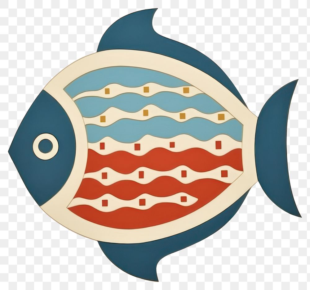 PNG  Abstract fish animal logo moustache. AI generated Image by rawpixel.
