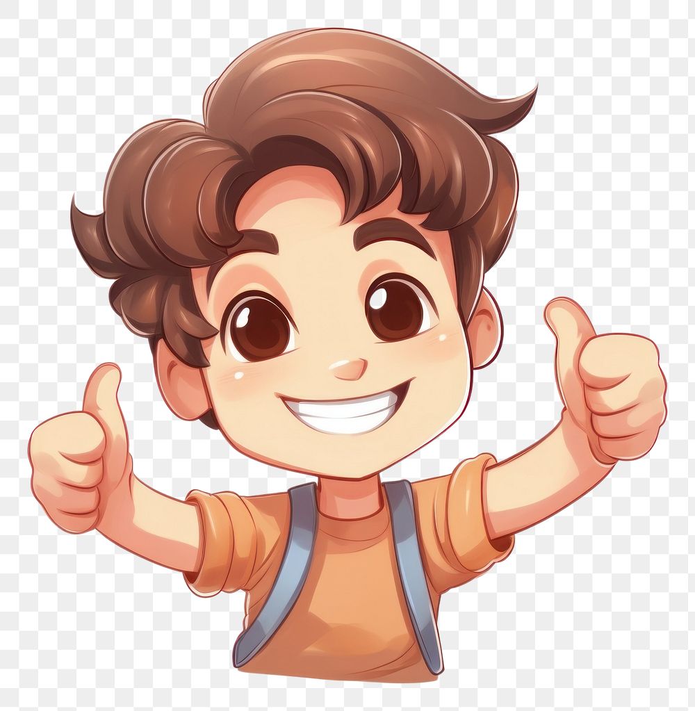 PNG Boy cartoon hand white background. AI generated Image by rawpixel.