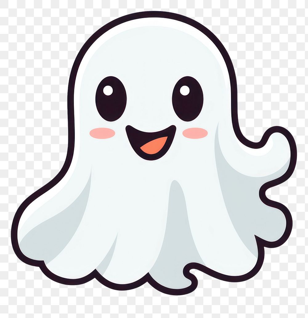 PNG Ghost cartoon animal cute. AI generated Image by rawpixel.
