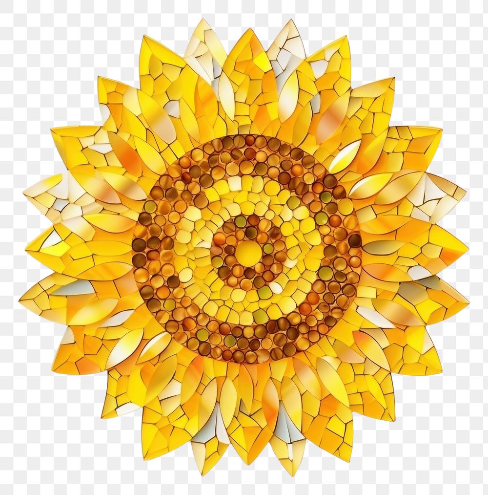 PNG Sunflower jewelry art white background. AI generated Image by rawpixel.