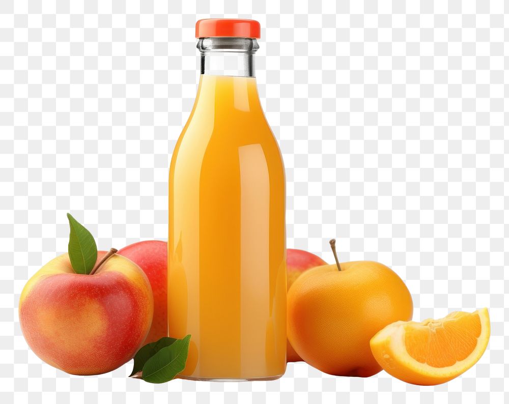 PNG Orange juice bottle fruit drink. AI generated Image by rawpixel.
