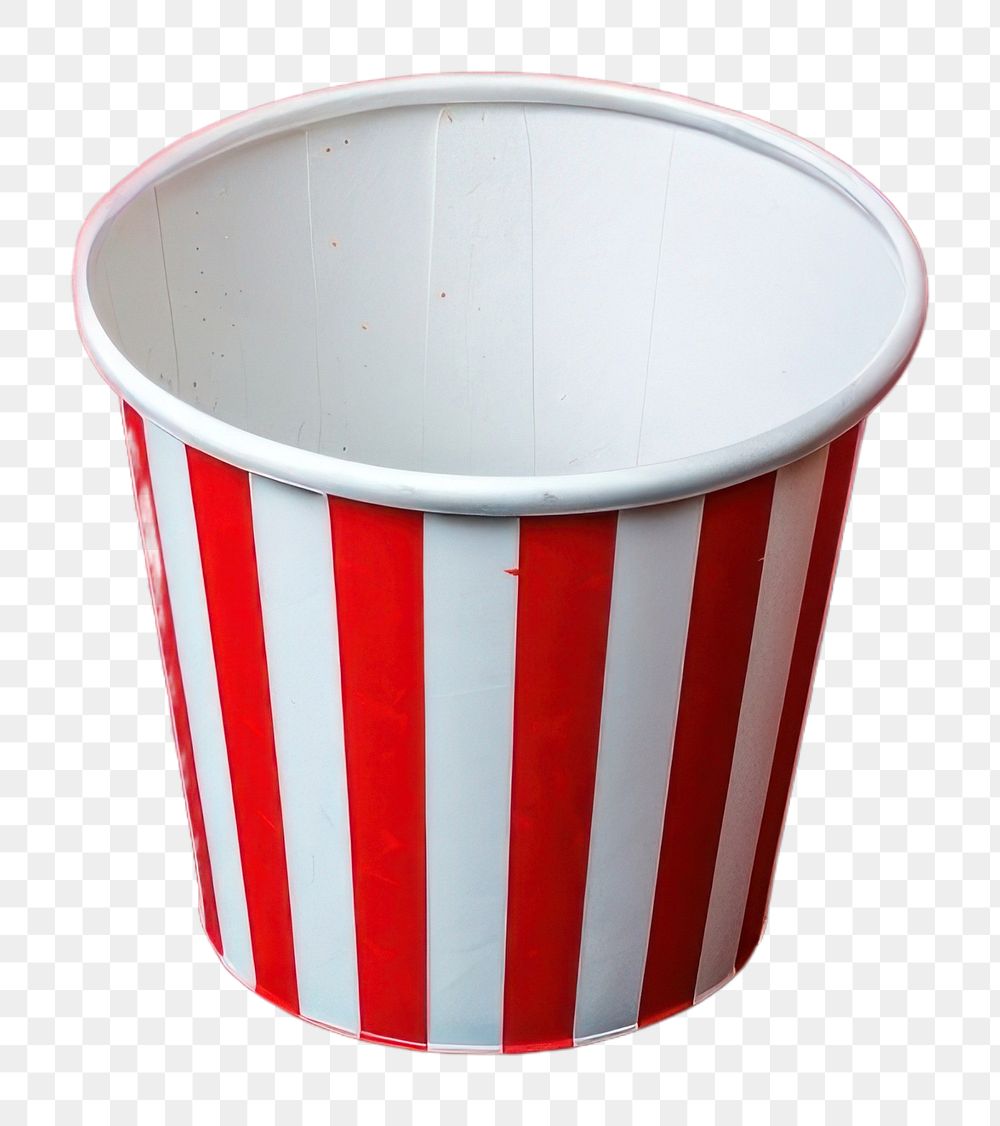 PNG Paper bucket with red stripe cup mug refreshment. AI generated Image by rawpixel.